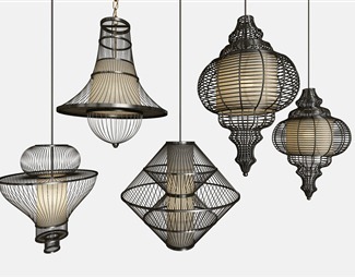 東南亞風(fēng)格燈具電器設(shè)備3D模型探索 融合傳統(tǒng)與現(xiàn)代的設(shè)計(jì)魅力